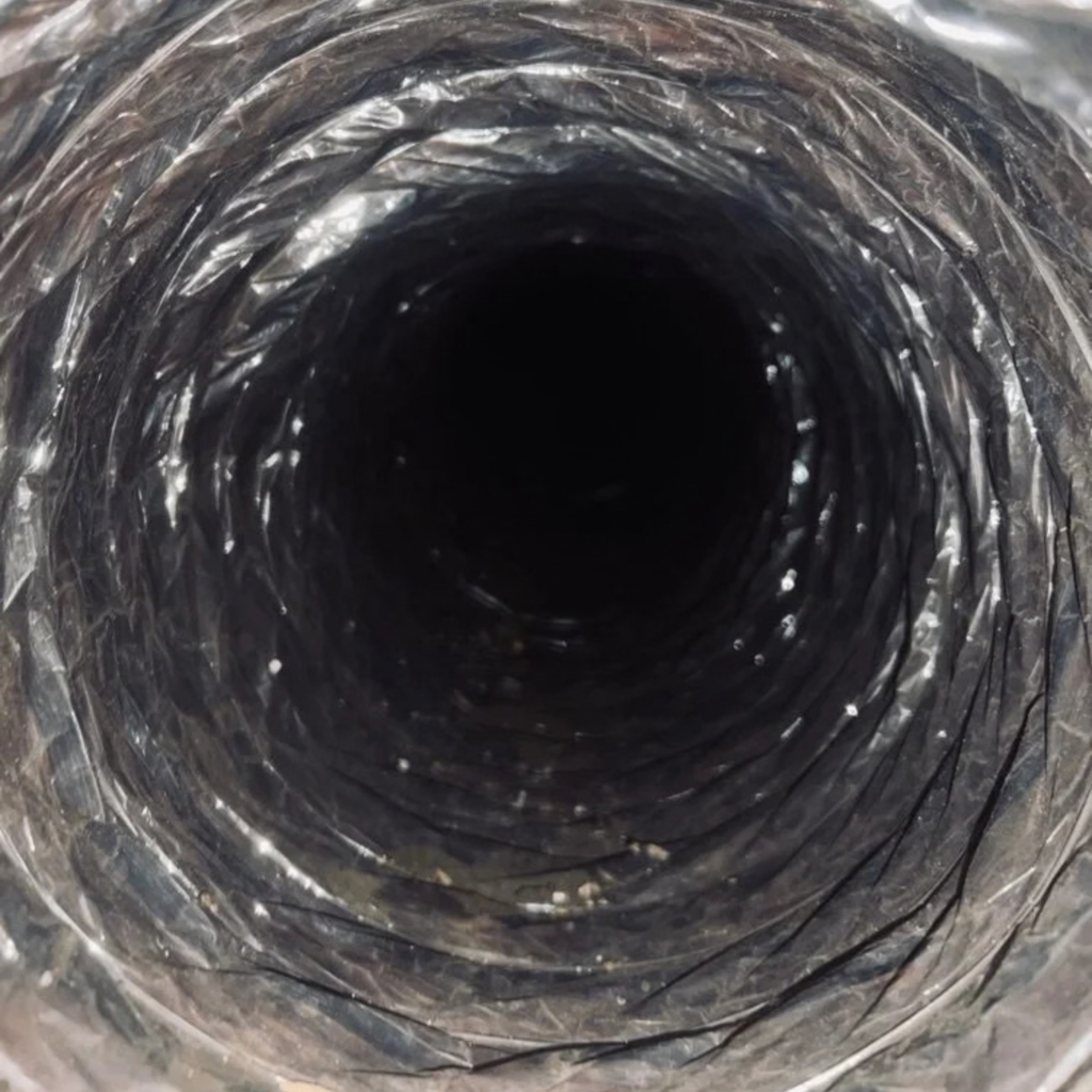 Interior view of a clean air duct